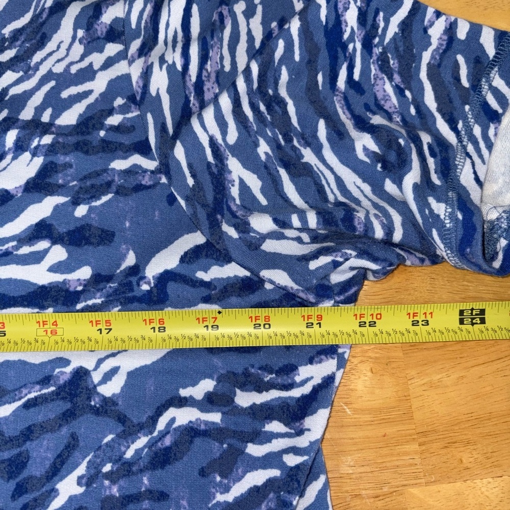 Isaac Mizrahi Live‎ Soho Baby French Terry Zebra Print Swing Dress Women Size XL - Picture 6 of 15
